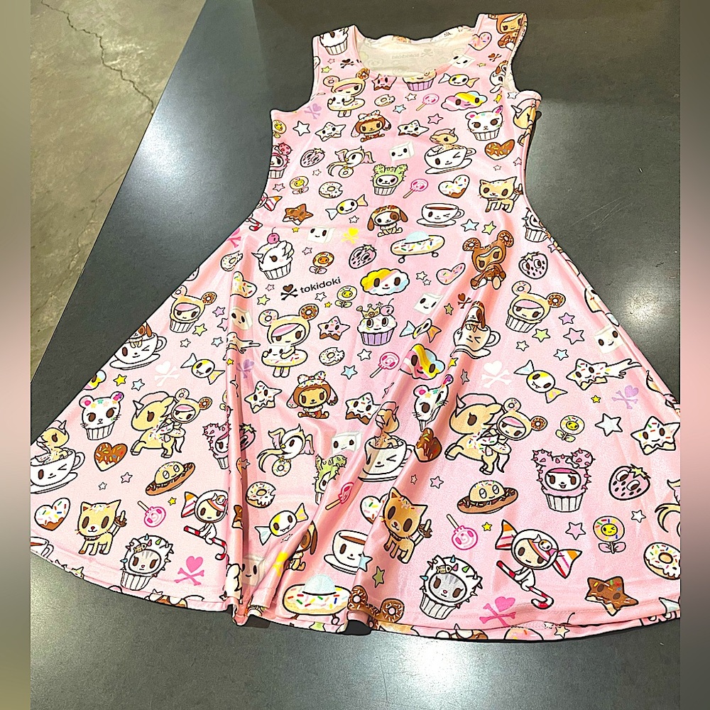 Tokidoki skate skater dress pastry sweets cupcake dress candy kawaii donutella